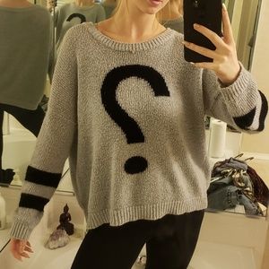 ❓ Gray Sweater